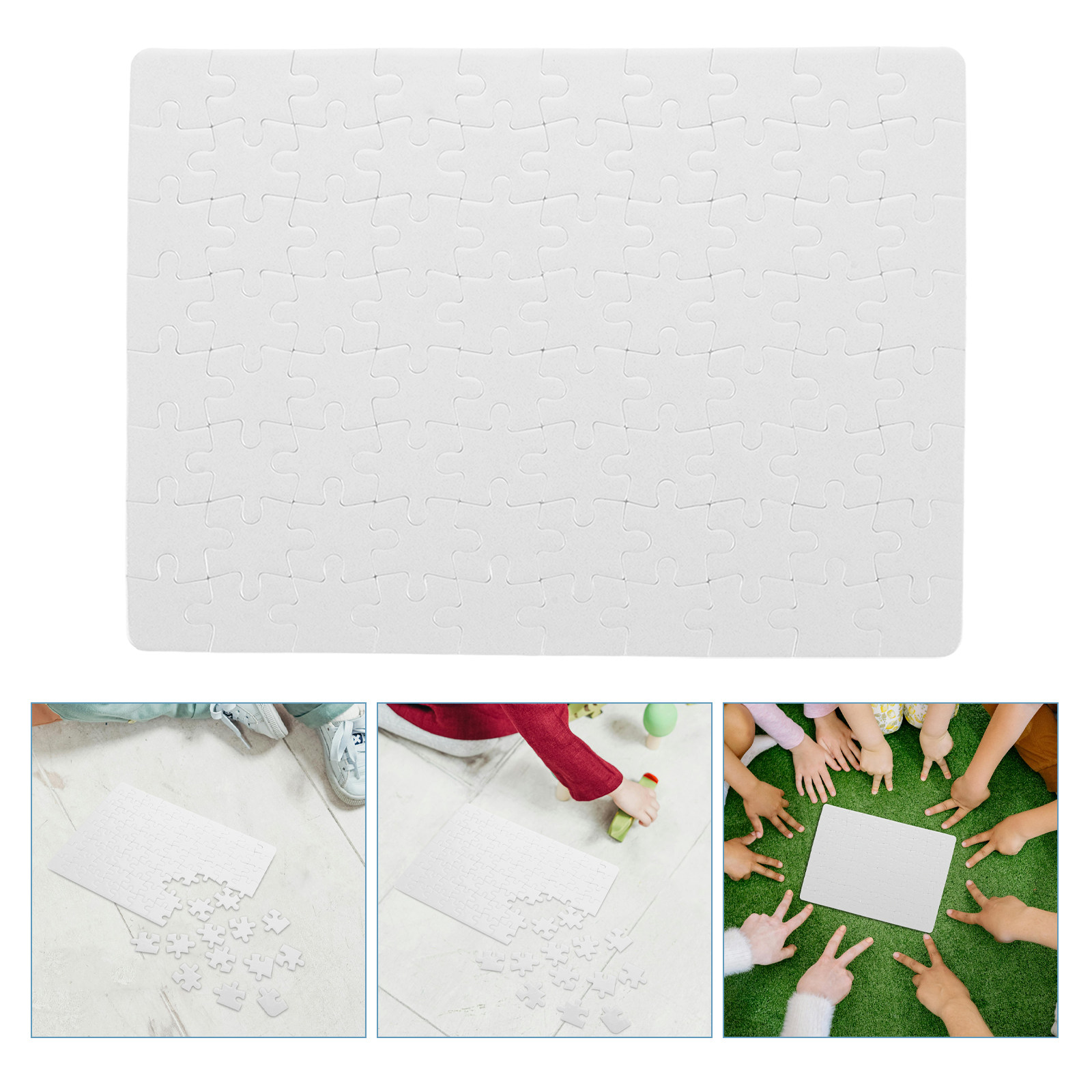 Puzzle Blank White - Hojas de rompecabezas en blanco –