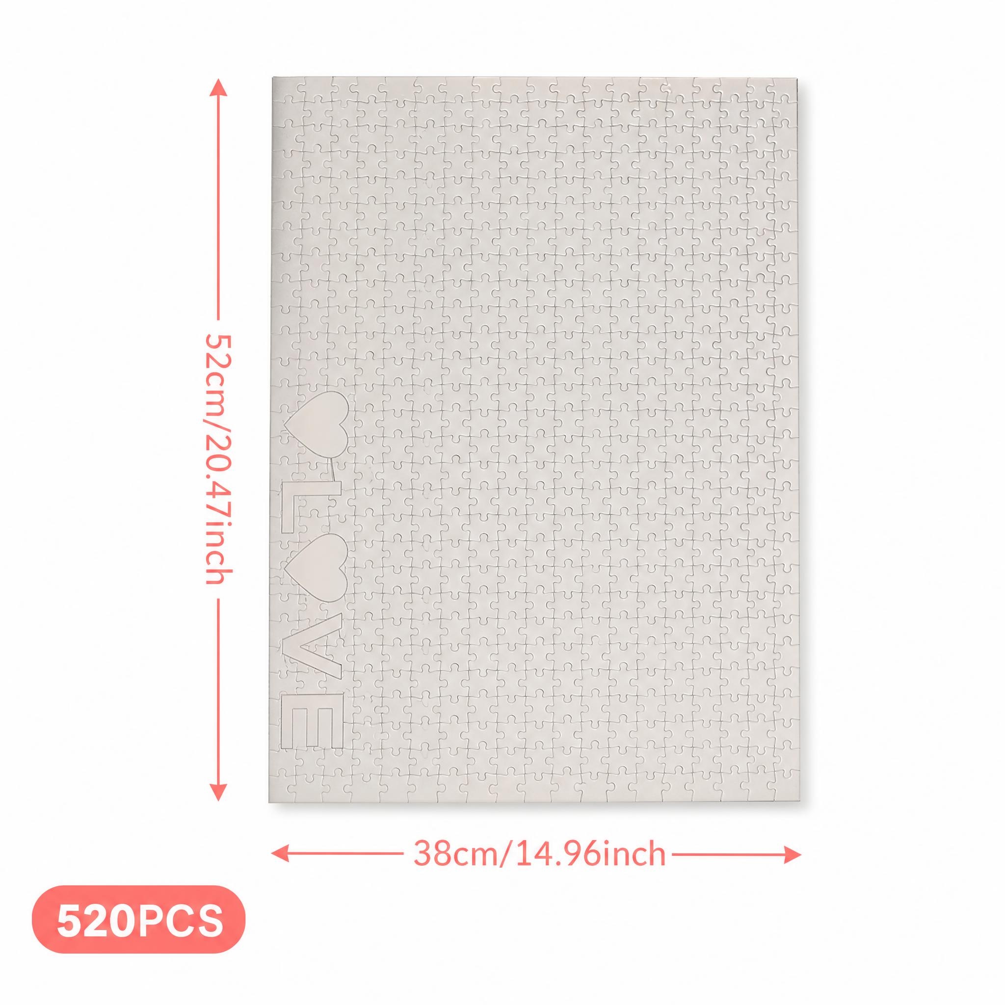 520 piezas, rompecabezas de co - Puzzle Blank White reseña y precio