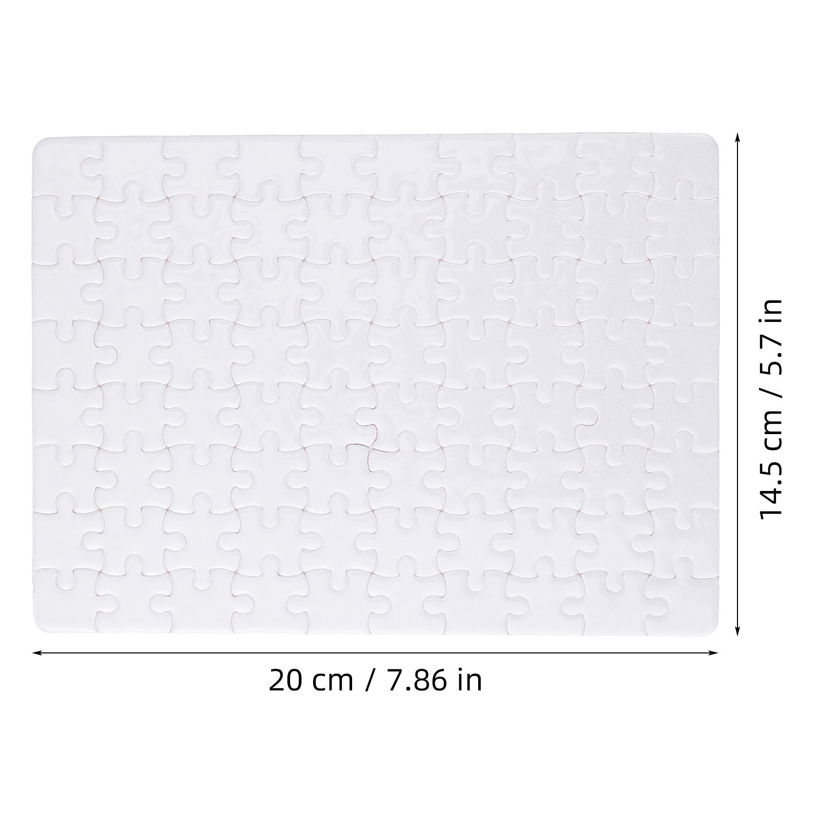 4 hojas de rompecabezas en bla - Puzzle Blank White reseña y precio